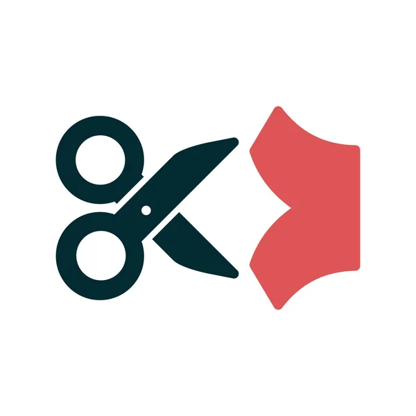 Scissors Icon Cutting Vector Illustration — ストックベクタ