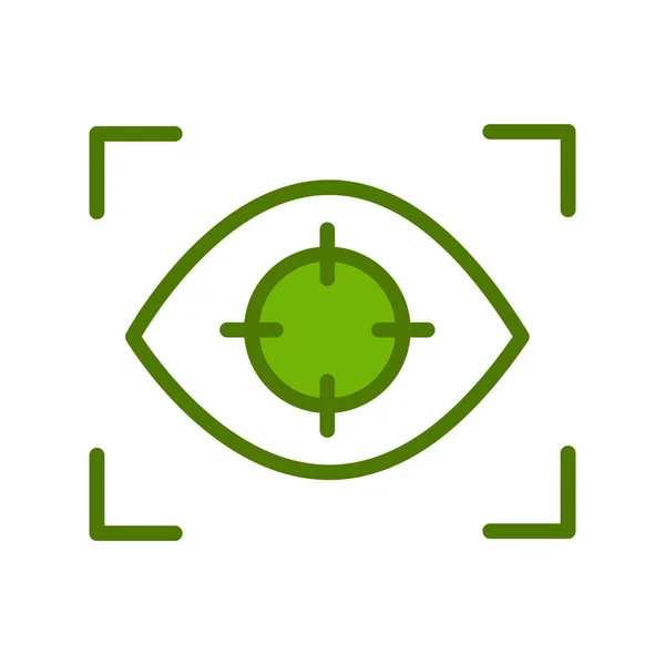 Eye Tracking Icon Sign Vector Illustration Web Mobile — Stock Vector