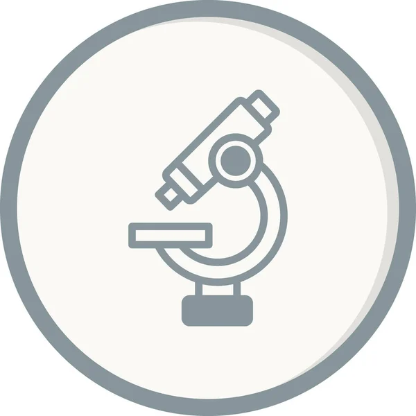 Microscope Icon Vector Illustration — Stock Vector