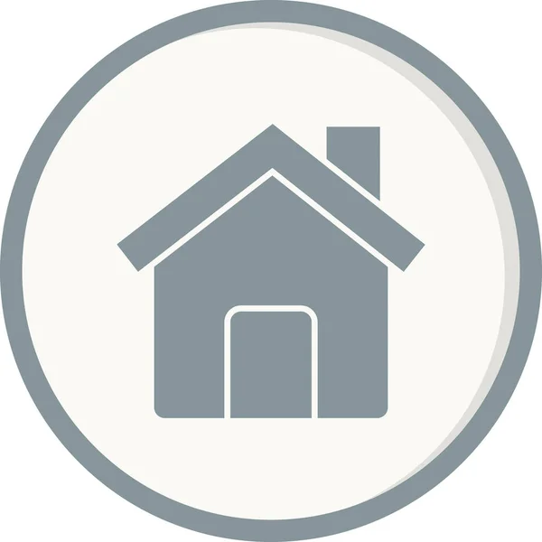 Illustration Vectorielle Bâtiment Maison Maison — Image vectorielle