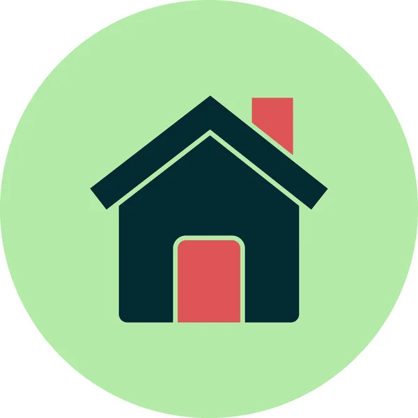 Vector Illustration Building Home House — ストックベクタ