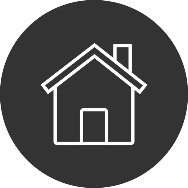 Vector Illustration Building Home House — ストックベクタ