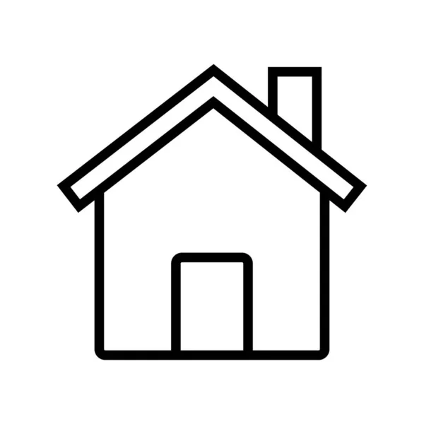 Vector Illustration Building Home House — ストックベクタ