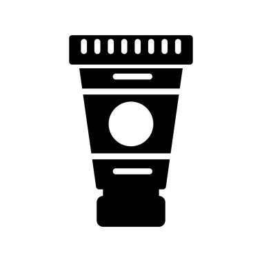 boya tüpü simgesi, vektör illüstrasyonu