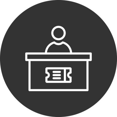 İş simgesinin vektör illüstrasyonu