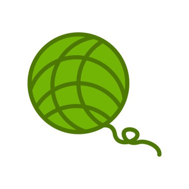 Needlework simgesinin vektör illüstrasyonu