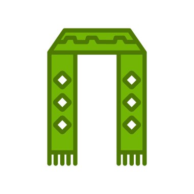 Needlework simgesinin vektör illüstrasyonu