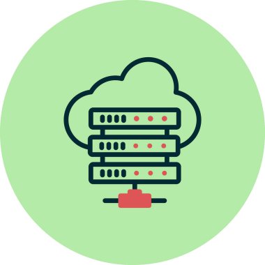 Bulut hesaplama. Web simgesi