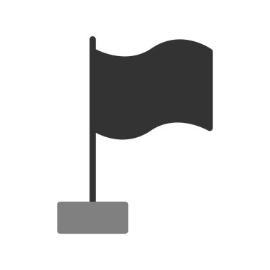 bayrak ikonu vektör illüstrasyonu 