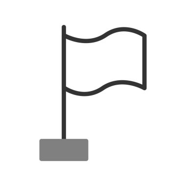 bayrak ikonu vektör illüstrasyonu 