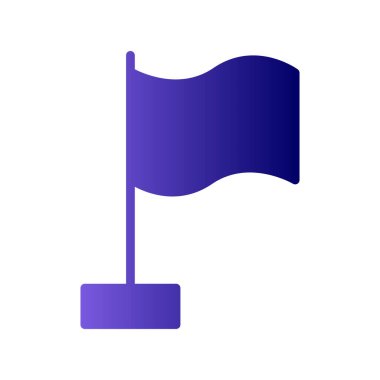 bayrak ikonu vektör illüstrasyonu 