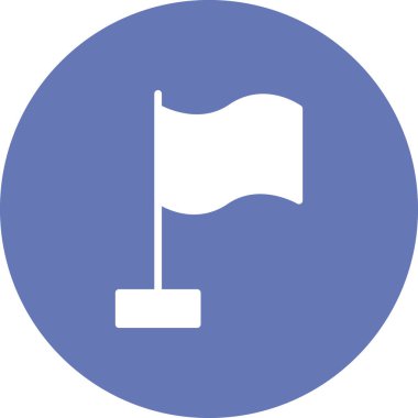 bayrak ikonu vektör illüstrasyonu