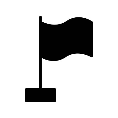 bayrak ikonu vektör illüstrasyonu