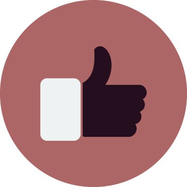 trend biçimi izole edilmiş arkaplanda başparmak simgesi