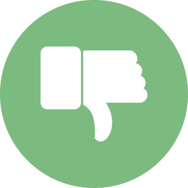 işaret vektör illüstrasyon simgesinden hoşlanmadım