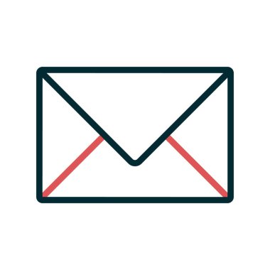 posta simgesi, vektör illüstrasyonu