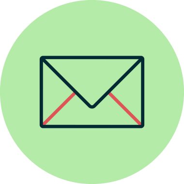 posta simgesi, vektör illüstrasyonu