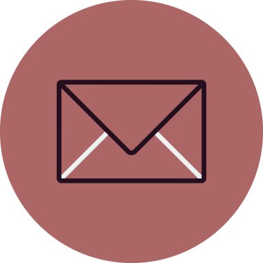 posta simgesi, vektör illüstrasyonu