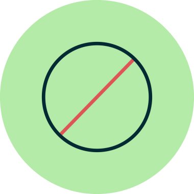 blok işareti, doğrusal vektör çizimi