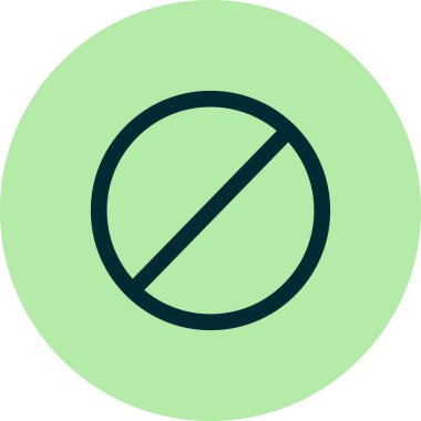 blok işareti, doğrusal vektör çizimi