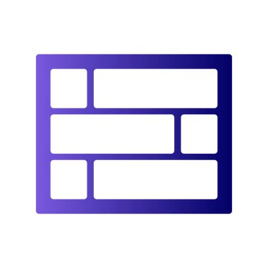 tuğla duvar simgesi vektör illüstrasyonu