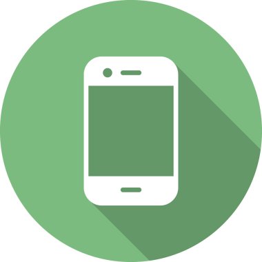 Akıllı telefonmuş. Web simgesi vektör illüstrasyonu