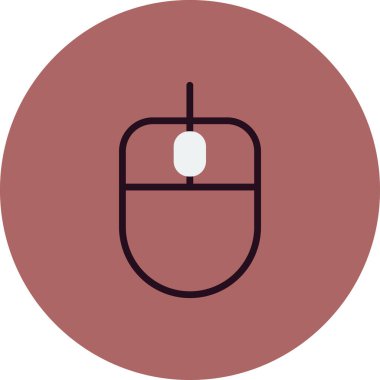 bilgisayar fare simgesi, vektör illüstrasyonu 