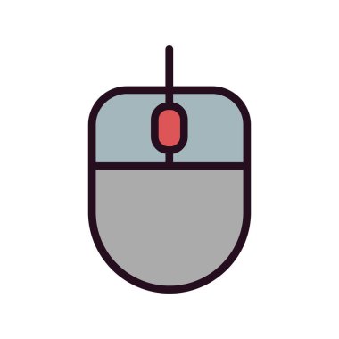 bilgisayar fare simgesi, vektör illüstrasyonu 