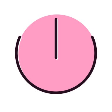 Bir güç düğmesi simgesinin vektör çizimi