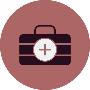 ilk yardım kiti vektör simgesi modern basit illüstrasyon