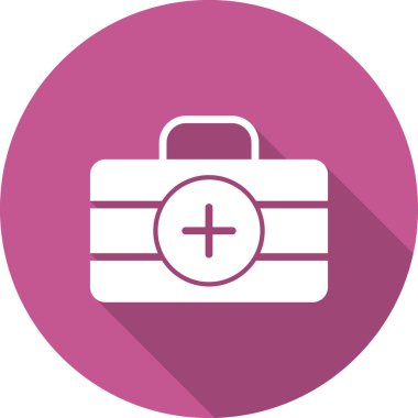 ilk yardım kiti vektör simgesi modern basit illüstrasyon