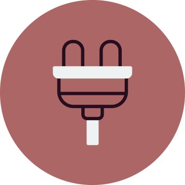 Fiş işareti. Web simgesi basit tasarım