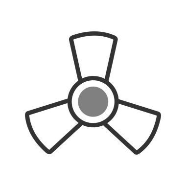 fan üfleyici simgesi. vektör illüstrasyonu