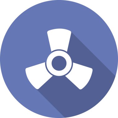 fan üfleyici simgesi. vektör illüstrasyonu