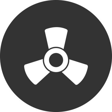 fan üfleyici simgesi. vektör illüstrasyonu