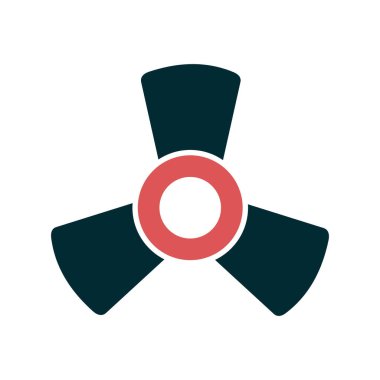 fan üfleyici simgesi. vektör illüstrasyonu