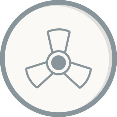 fan üfleyici simgesi. vektör illüstrasyonu