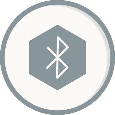 Bluetooth simgesi için vektör illüstrasyonu