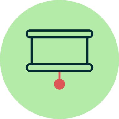 Modern eğitim ikonunun vektör illüstrasyonu 