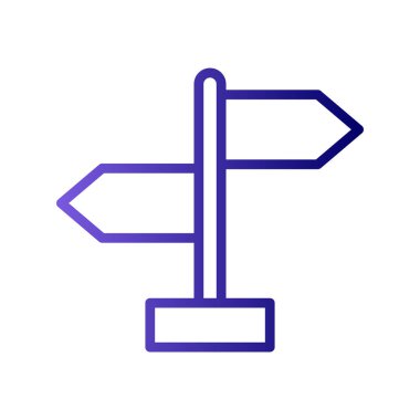 İşaret çubuğu simgesinin vektör illüstrasyonu 