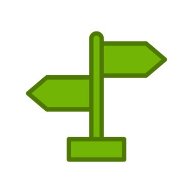 İşaret çubuğu simgesinin vektör illüstrasyonu 