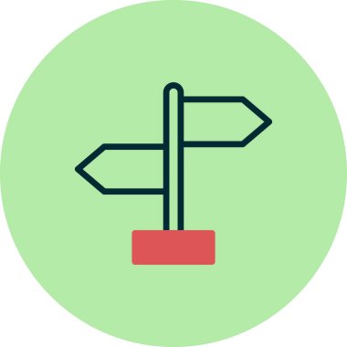 İşaret çubuğu simgesinin vektör illüstrasyonu 