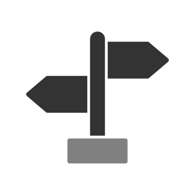 İşaret çubuğu simgesinin vektör illüstrasyonu 