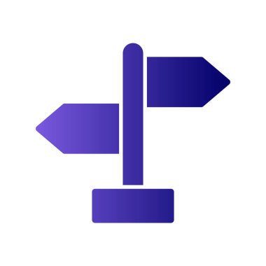 İşaret çubuğu simgesinin vektör illüstrasyonu 