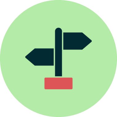 İşaret çubuğu simgesinin vektör illüstrasyonu 