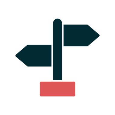 İşaret çubuğu simgesinin vektör illüstrasyonu 