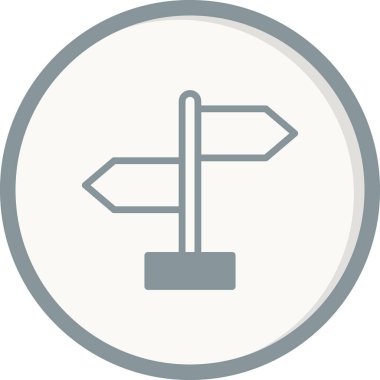 İşaret çubuğu simgesinin vektör illüstrasyonu 