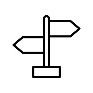 İşaret çubuğu simgesinin vektör illüstrasyonu 