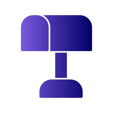 Posta kutusu simgesi, vektör düz illüstrasyon 