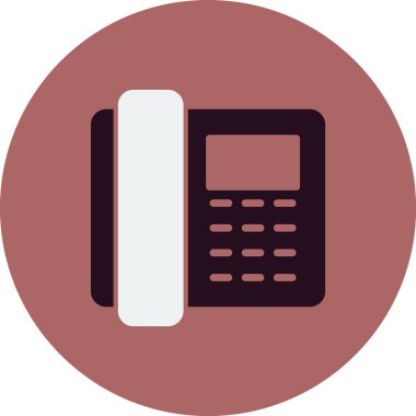 telefon simgesi vektör illüstrasyonu 